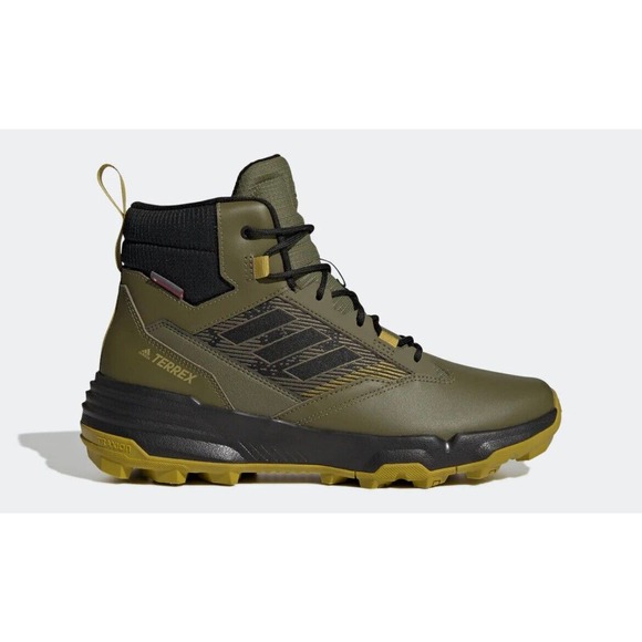 Adidas Terrex Unity Leather Mid Cold RDY Olive Hiking Boots Mens 10.5 Fast Ship main image 9